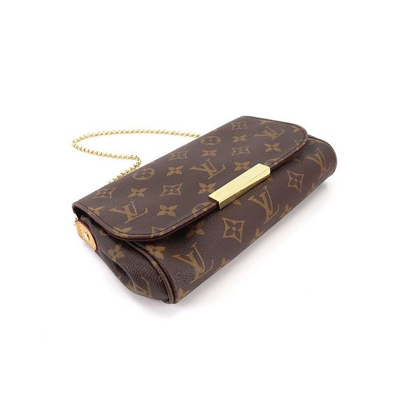 Louis Vuitton Monogram Favorite PM Shoulder Bag Brown - Picture 4 of 9